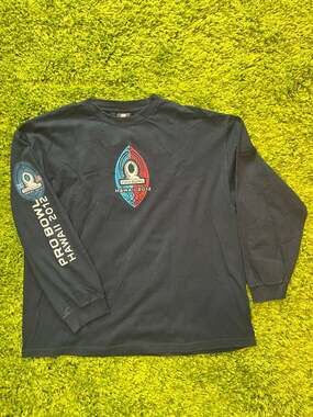 Vintage 2012 NFL Pro Bowl Hawaii Long Sleeve T-Shirt AFC NFC All-Star Roster